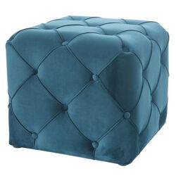 Puf Signal Aviva K Velvet (Turquoise/Wenge)