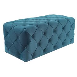 Puf Signal Aviva Velvet (Turquoise/Wenge)