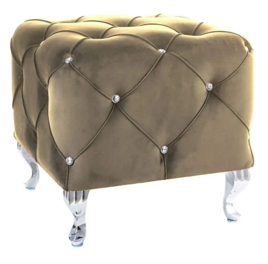 Puf Signal Hestia K Velvet (Beige/Silver)