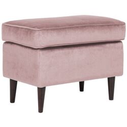 Puf Signal Ron Velvet (Antique Rose/Wenge)