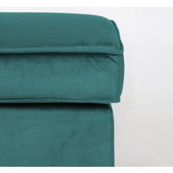 Puf Signal Ron Velvet (Turquoise/Wenge) Thumb