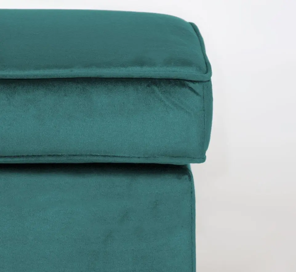 Puf Signal Ron Velvet (Turquoise/Wenge) - 5