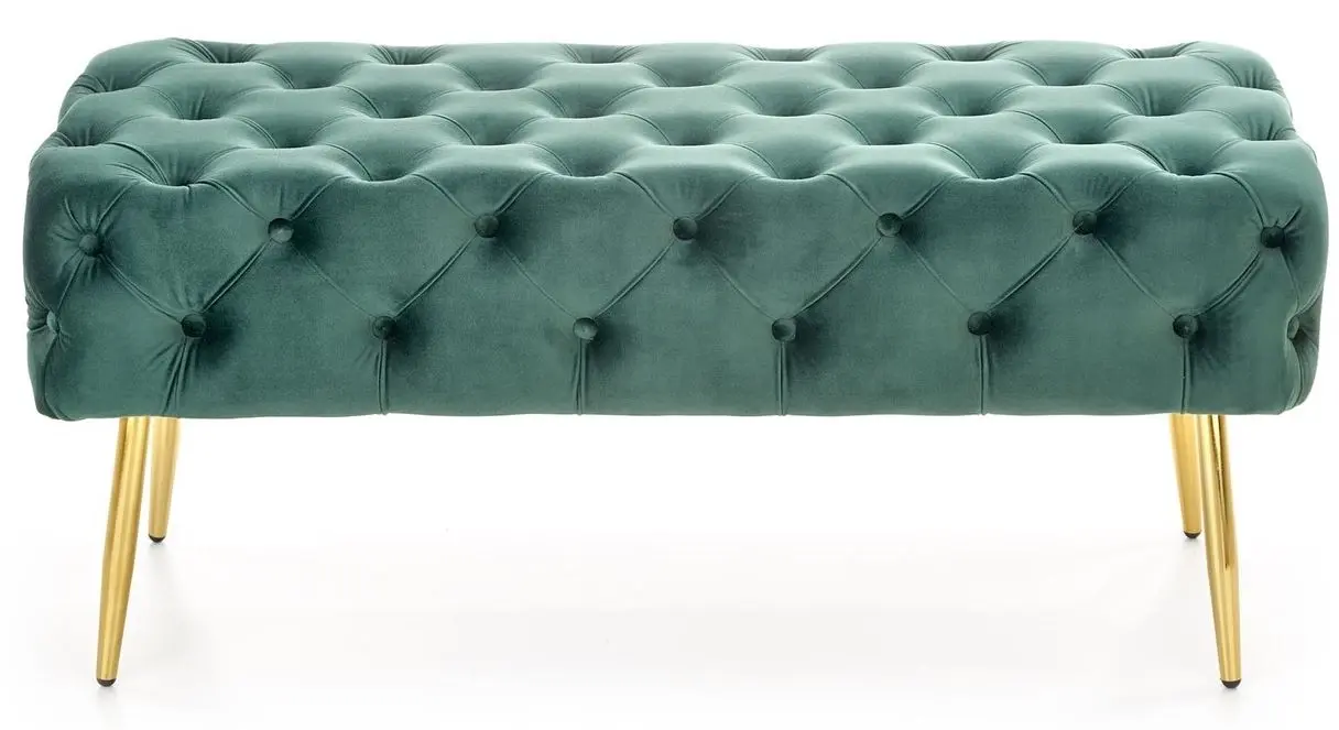 Bancheta Halmar Athena (Dark Green/Golden)