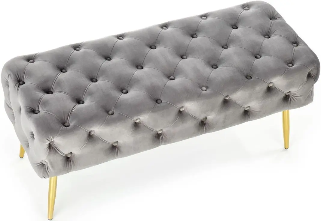 Bancheta Halmar Athena (Gray/Gold)