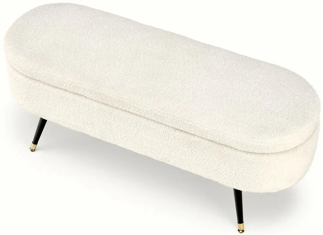 Bancheta Halmar Aveiro (Cream/Black)