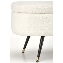 Bancheta Halmar Aveiro (Cream/Black) Thumb