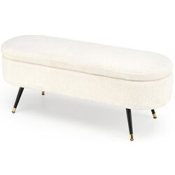 Bancheta Halmar Aveiro (Cream/Black) Thumb