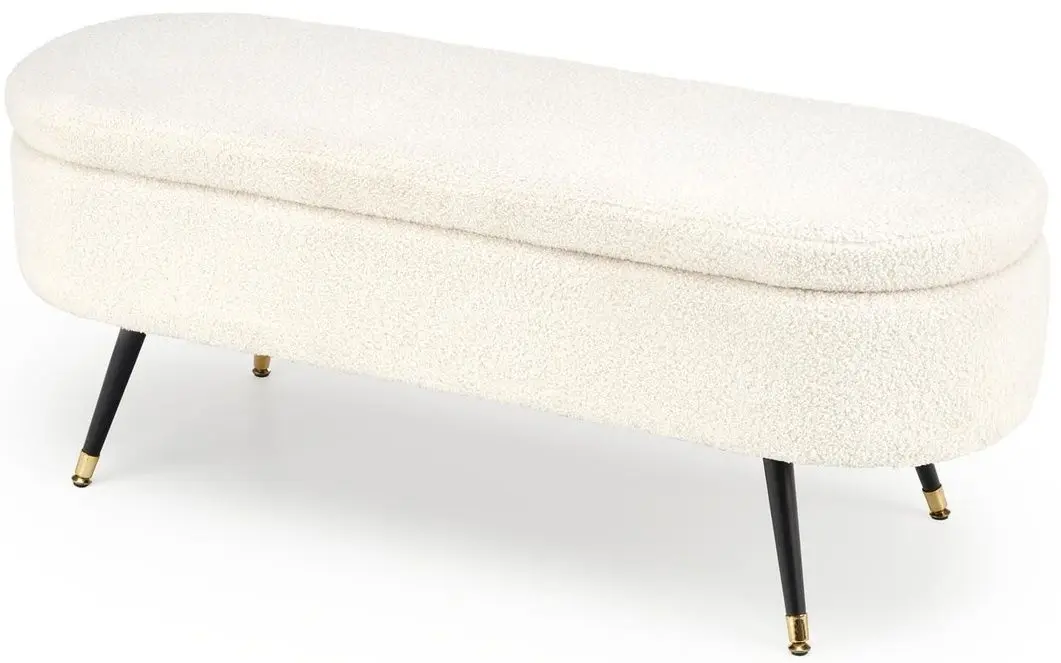 Bancheta Halmar Aveiro (Cream/Black)