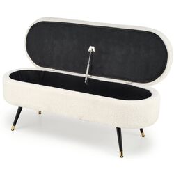 Bancheta Halmar Aveiro (Cream/Black) Thumb