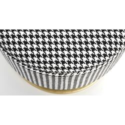 Bancheta Halmar Harmony (Black/White/Gold) Thumb