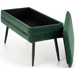 Bancheta Halmar Velva (Dark Green/Black) Thumb