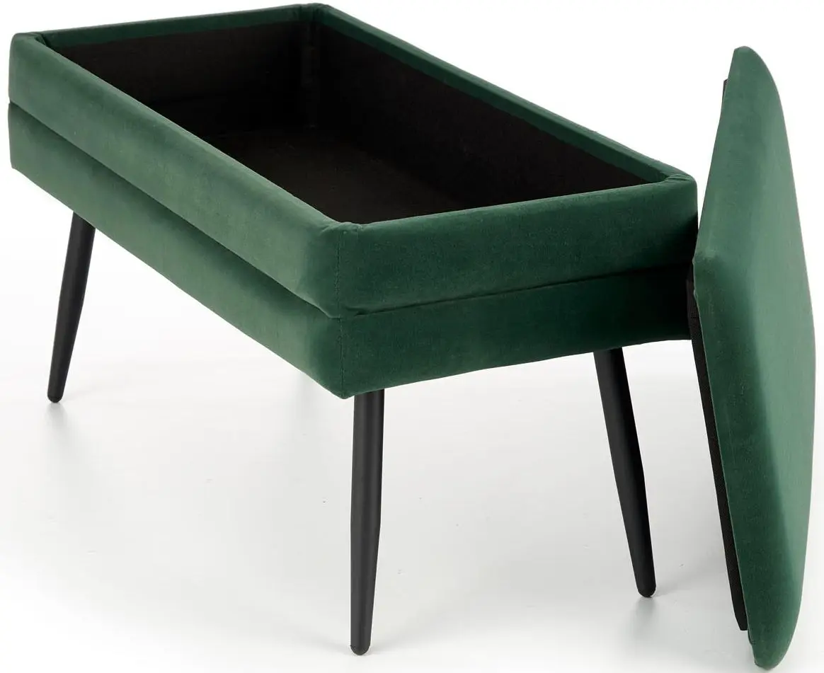 Bancheta Halmar Velva (Dark Green/Black)