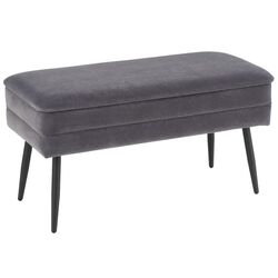 Bancheta Halmar Velva (Gray/Black)