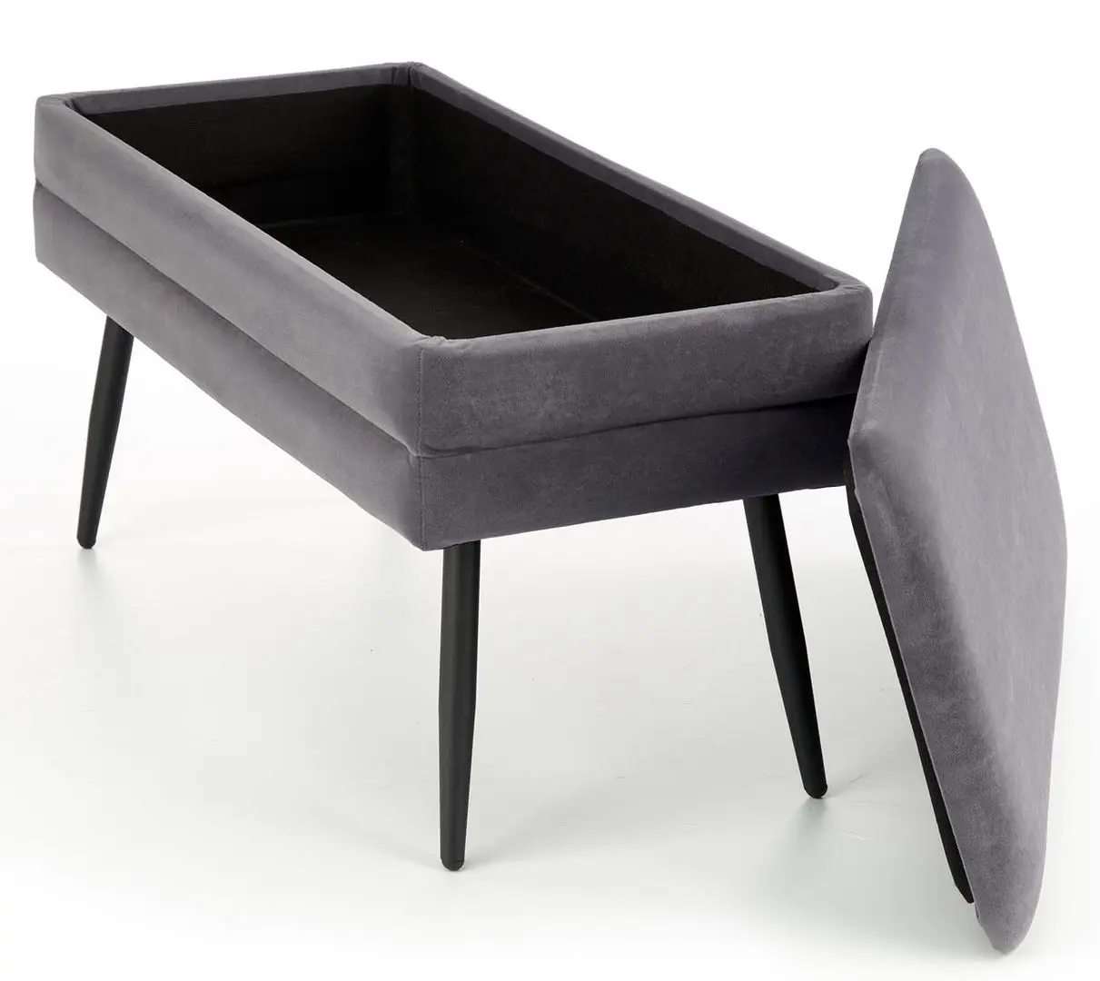 Bancheta Halmar Velva (Gray/Black)