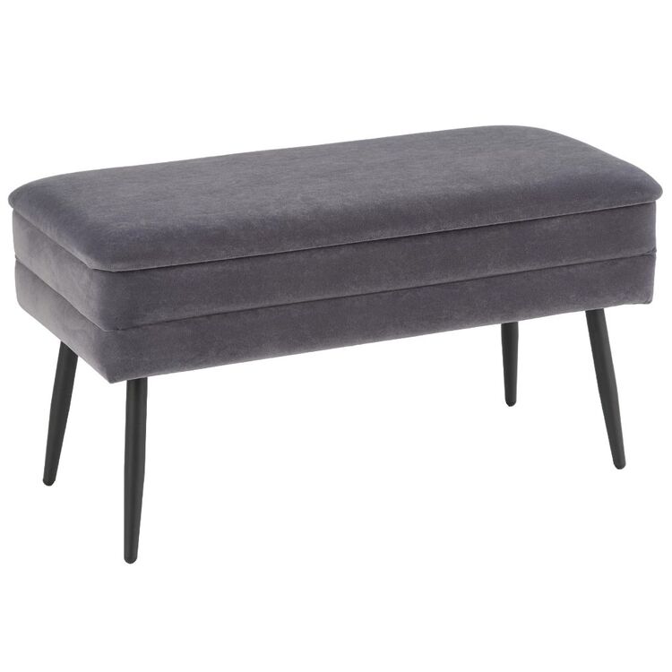 Bancheta Halmar Velva (Gray/Black)