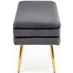 Bancheta Halmar Velva (Gray/Gold) Thumb