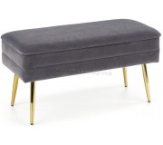 Bancheta Halmar Velva (Gray/Gold)