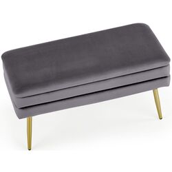 Bancheta Halmar Velva (Gray/Gold) Thumb