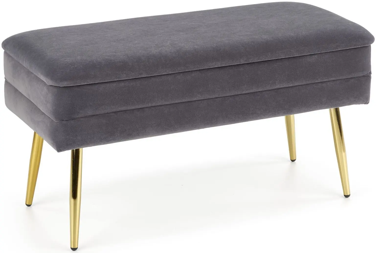 Bancheta Halmar Velva (Gray/Gold)