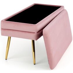 Bancheta Halmar Velva (Pink/Gold) Thumb