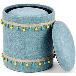 Set pufuri Halmar Grado (Light Blue) Thumb