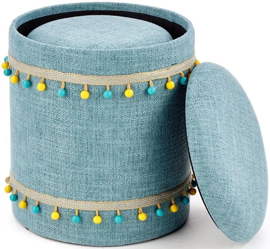 Set pufuri Halmar Grado (Light Blue)