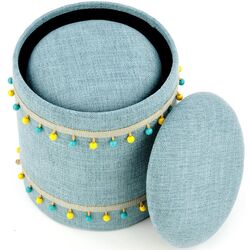 Set pufuri Halmar Grado (Light Blue) Thumb