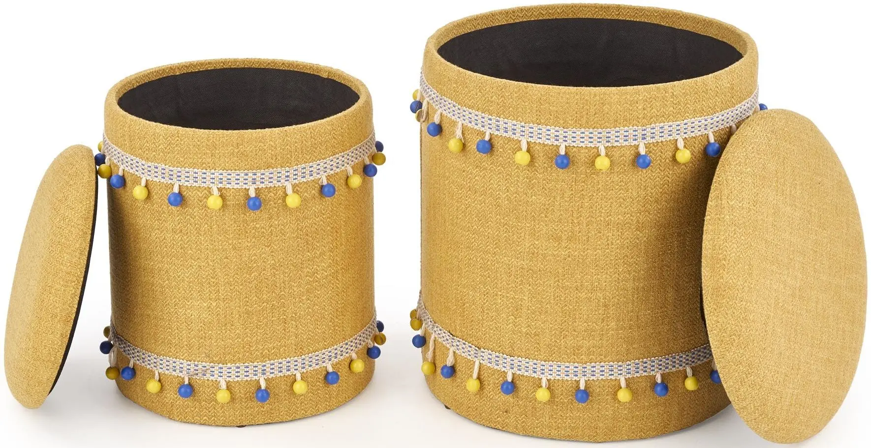 Set pufuri Halmar Grado (Yellow)