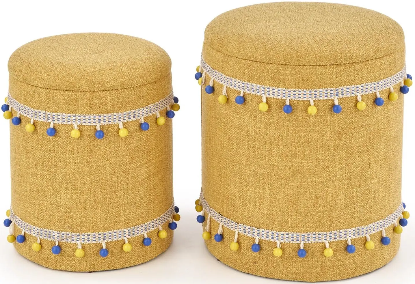 Set pufuri Halmar Grado (Yellow)