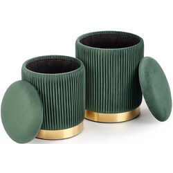 Set de pufuri Halmar Monty (Dark Green) Thumb