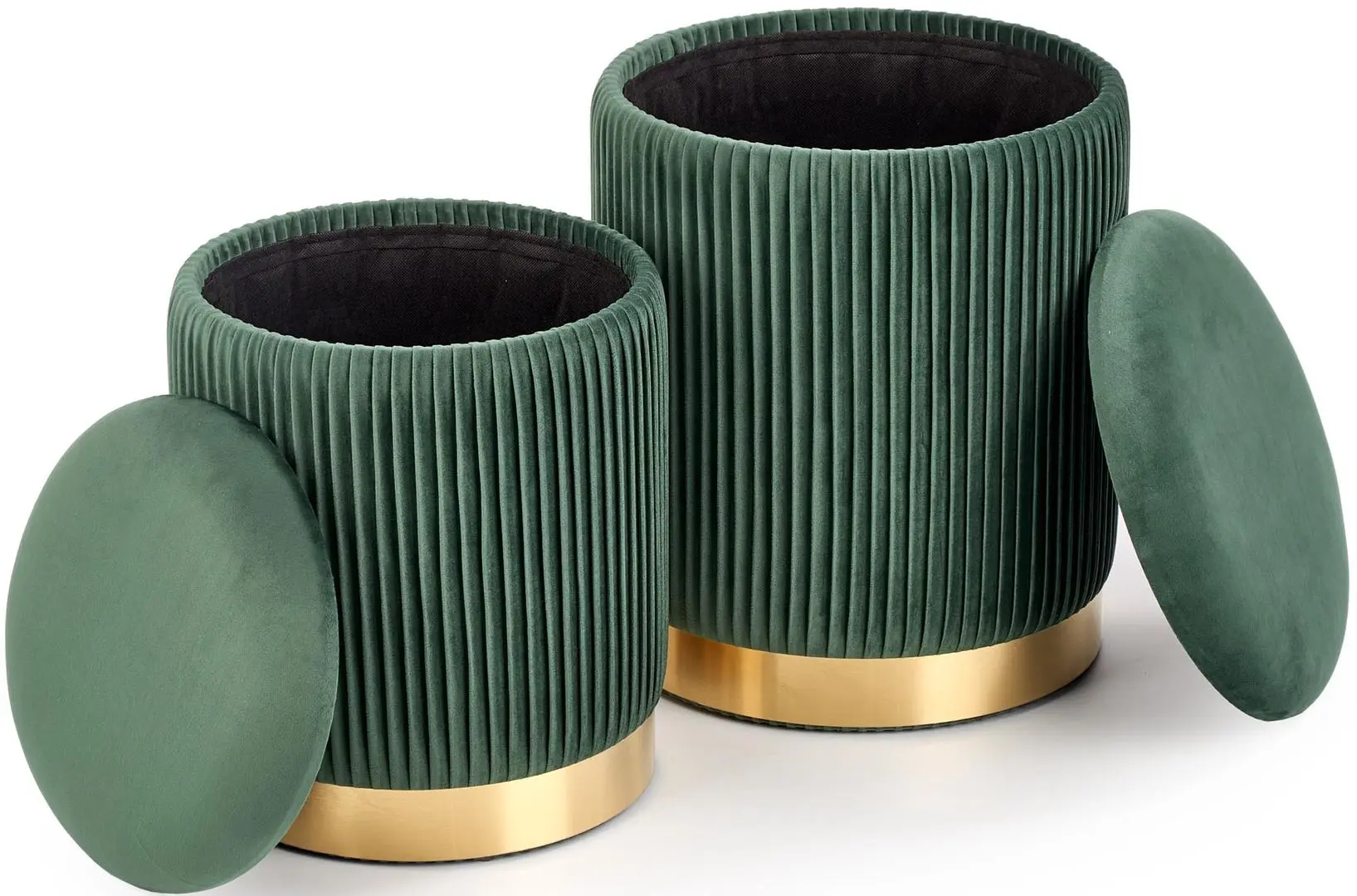 Set de pufuri Halmar Monty (Dark Green)