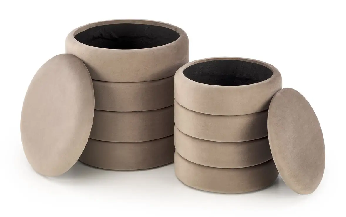 Set pufuri Halmar Pacho 2pcs (Beige)