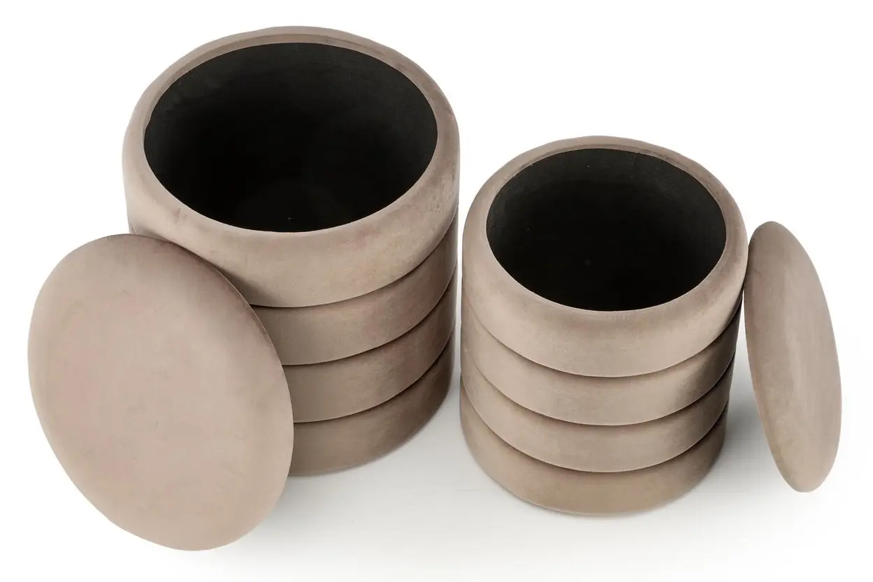 Set pufuri Halmar Pacho 2pcs (Beige)