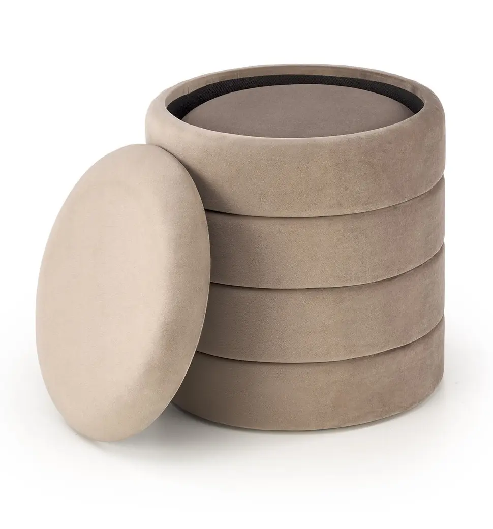 Set pufuri Halmar Pacho 2pcs (Beige)