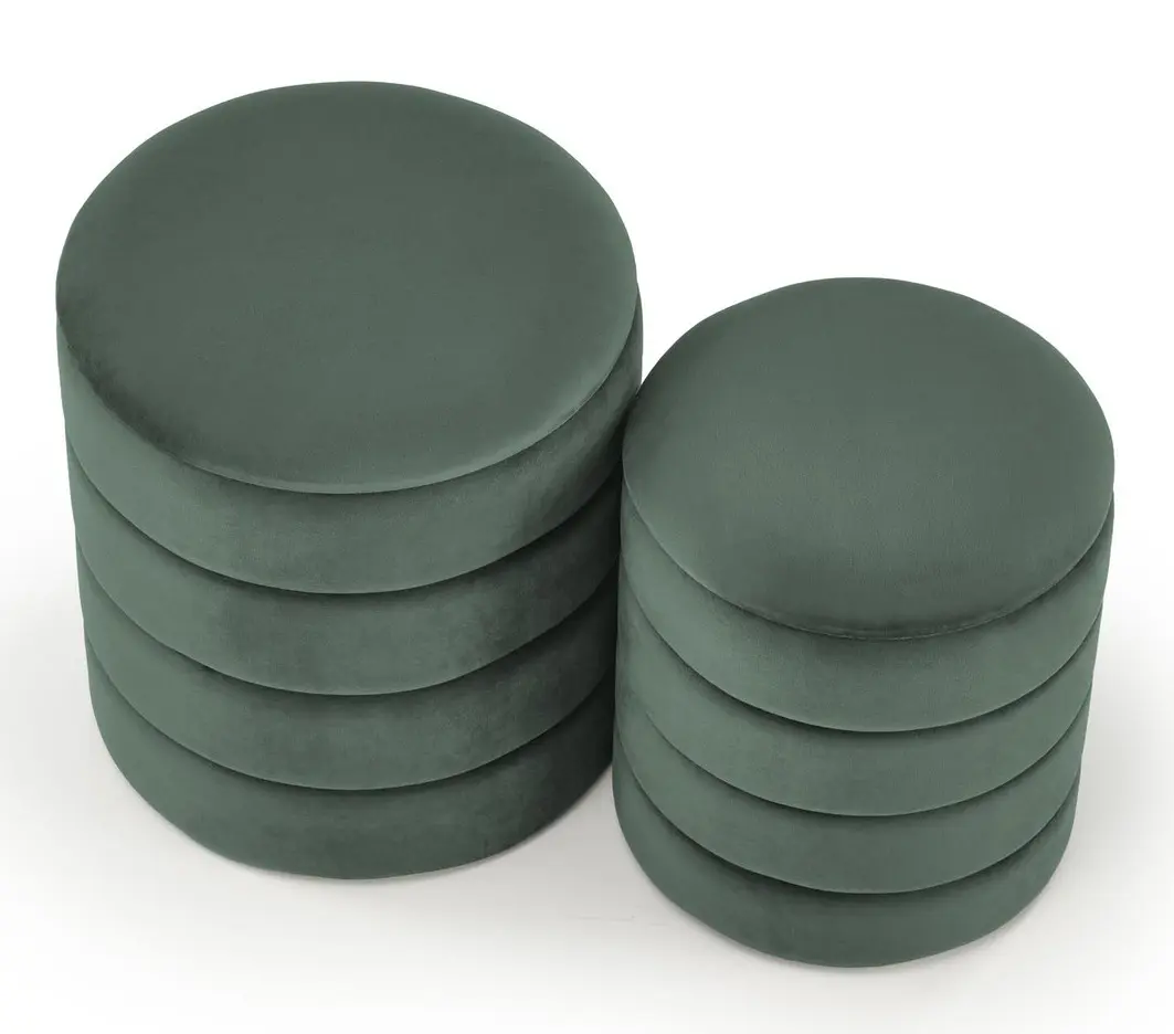 Set pufuri Halmar Pacho 2pcs (Dark Green)
