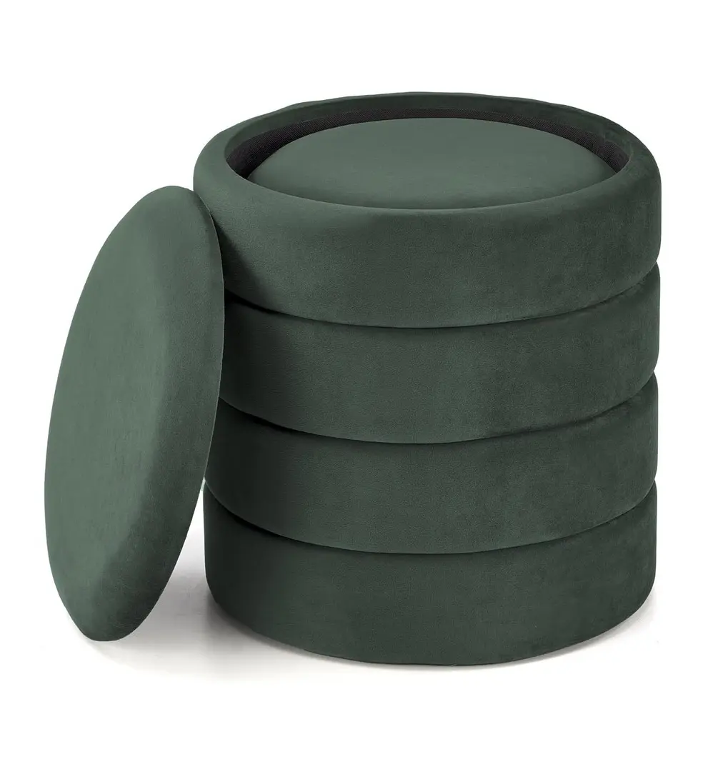 Set pufuri Halmar Pacho 2pcs (Dark Green)