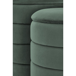 Set pufuri Halmar Pacho 2pcs (Dark Green) Thumb