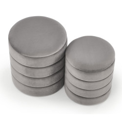 Набор пуфов Halmar Pacho 2pcs (Grey) Thumb