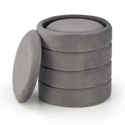 Набор пуфов Halmar Pacho 2pcs (Grey) Thumb