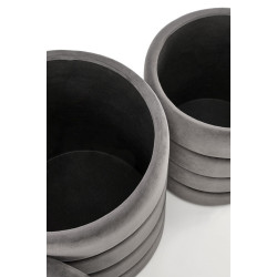 Набор пуфов Halmar Pacho 2pcs (Grey) Thumb