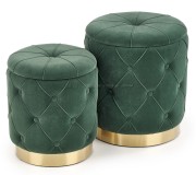 Set de pufuri Halmar Polly (Dark Green)