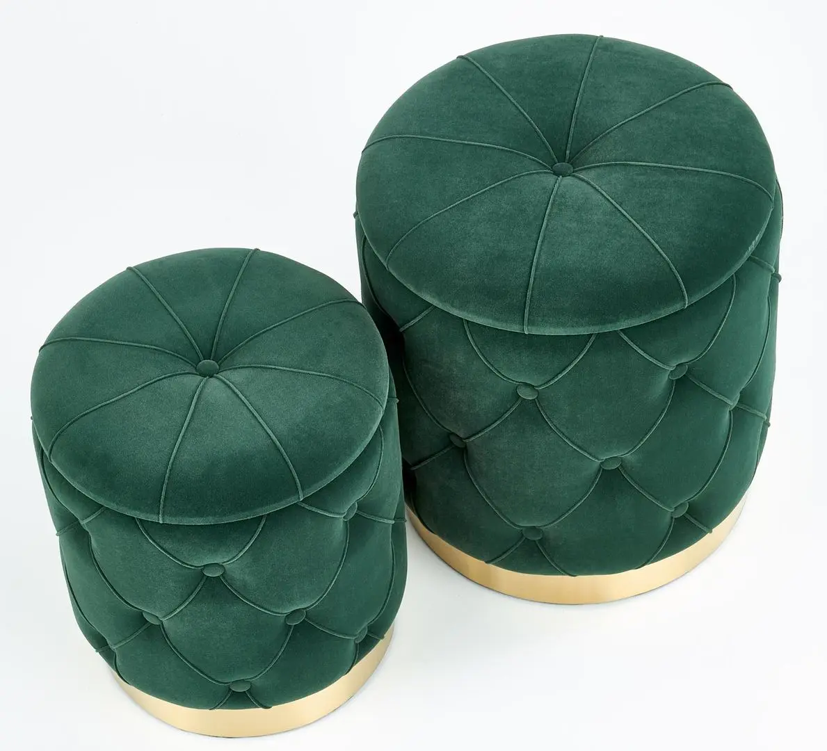 Set de pufuri Halmar Polly (Dark Green)