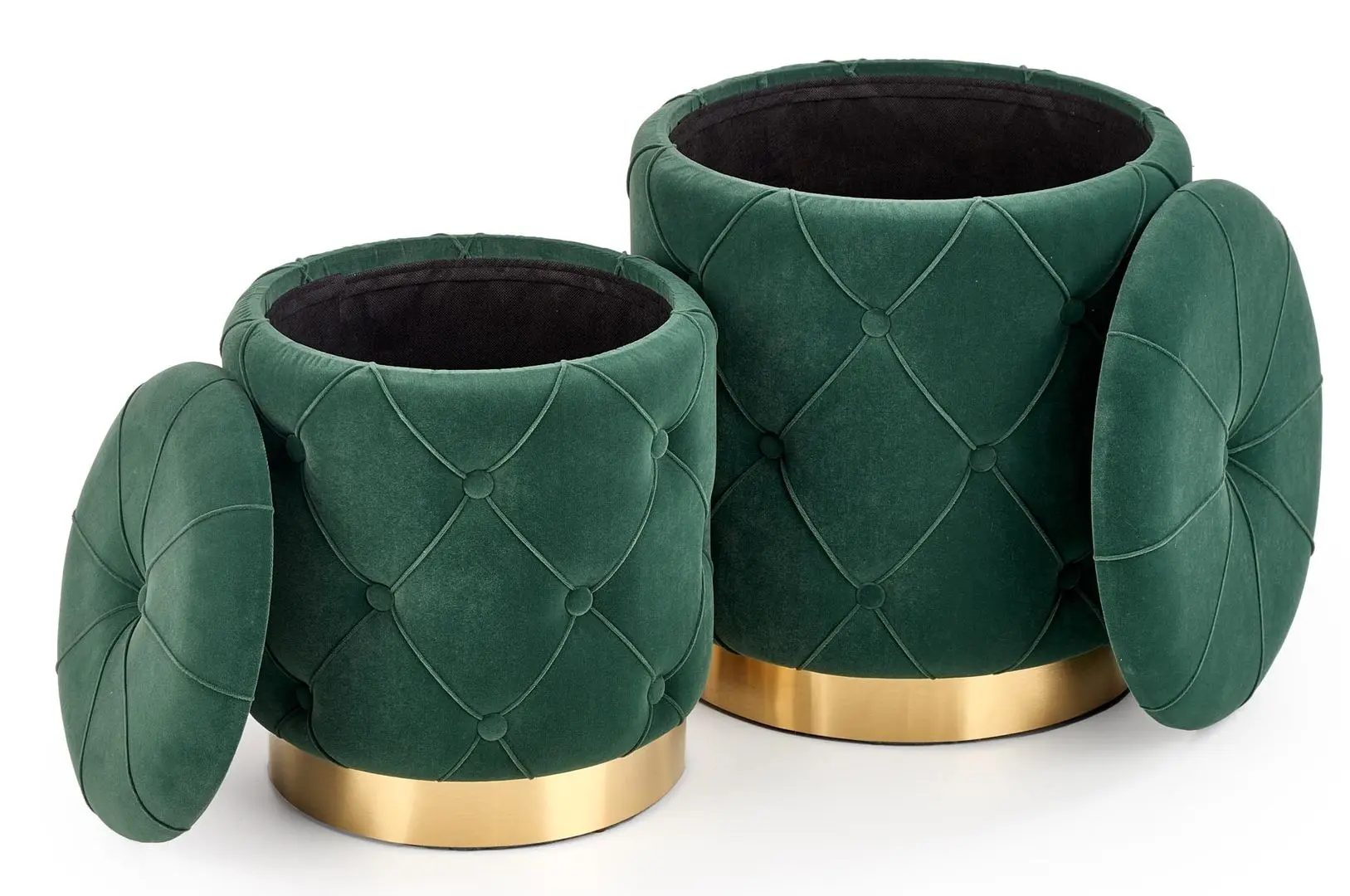 Set de pufuri Halmar Polly (Dark Green)