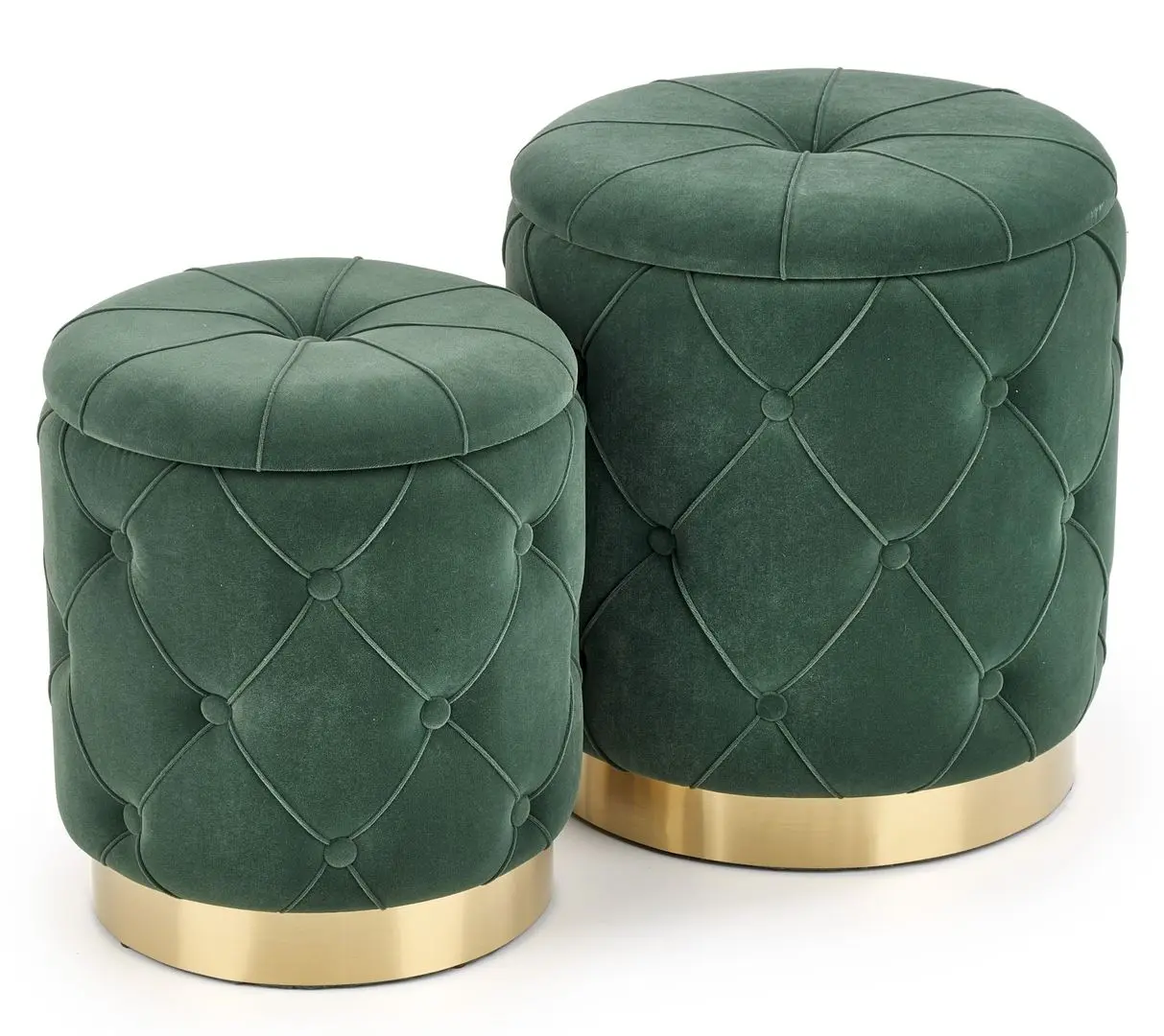Set de pufuri Halmar Polly (Dark Green)