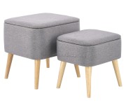 Set de pufuri Halmar Pula (Gray)