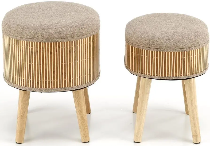 Set pufuri Halmar Tico (Beige)