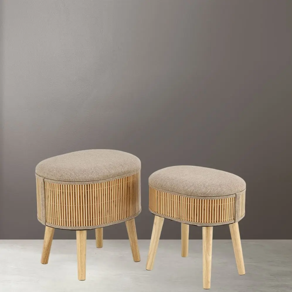 Set pufuri Halmar Tico (Beige)