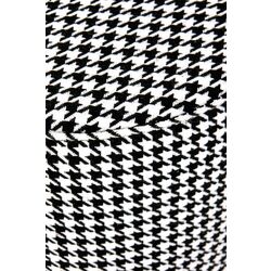 Пуф Halmar Aruna (Black/White/Gold) Thumb