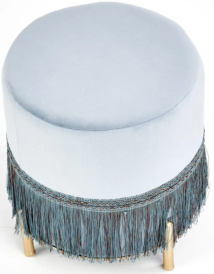 Puf Halmar Cosby (Light Blue/Gold)