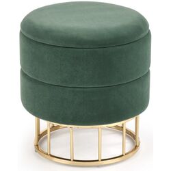 Puf Halmar Minty (Dark Green/Gold) Thumb